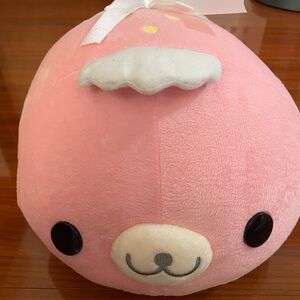 cute pink seal plushie